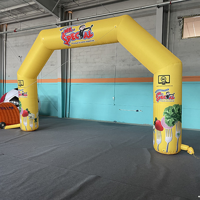 Publicidade Arco de linha de chegada inflável