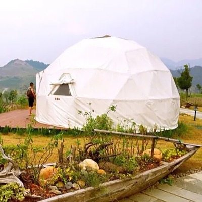 Venda quente tecido PVC transparente festa de casamento acampamento casa de tenda geodésico cúpula