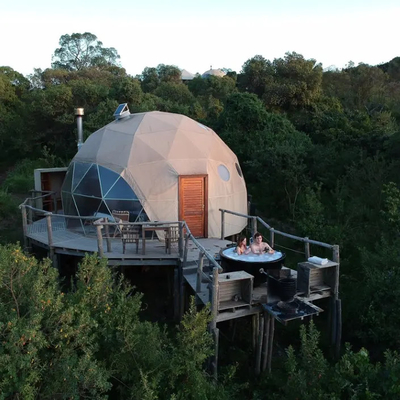 Windsurf ao ar livre Eco-Living hexa 20M grande portavel geo domos casa tenda