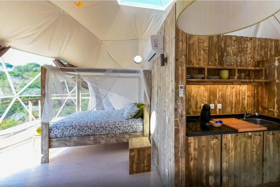 Windsurf ao ar livre Eco-Living hexa 20M grande portavel geo domos casa tenda