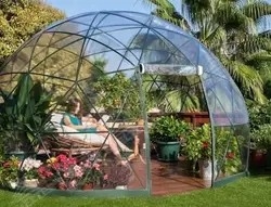 Single aquecido luxo acampamento clara cúpula iglu eventos festa tenda fabricante