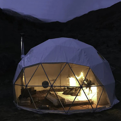 Casa Preço Retardante de Chama Meia Esfera Círculo Circular Tenda Geodésica Dom
