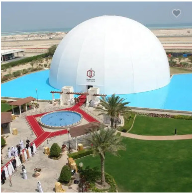grande luxo ao ar livre impermeável glamping 6m geodésico tenda de cúpula hotel