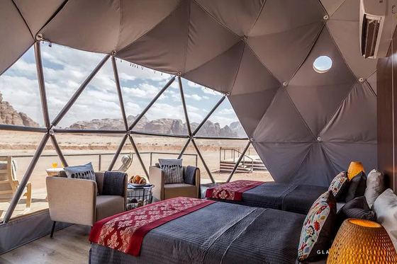 acampamento caminhadas ao ar livre Eco-glamping cozinhas domo iglu casas tendas
