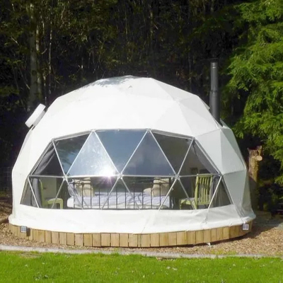 maior imagem Adicionar para Compare Compartilhar luxo 6m pvc neve de inverno aquecido acampamento tenda de meia cúpula para o deserto