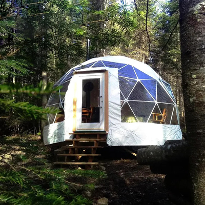 Diâmetro 6m Glamping Igloo Tenda Redonda Transparente de Luxo Gigante