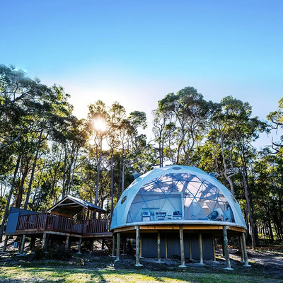 Tenda de dom inflável de 4 metros luxuosa tenda de acampamento ao ar livre iglu