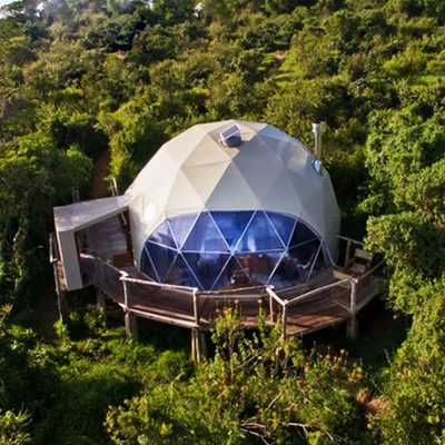 Tenda de dom inflável de 4 metros luxuosa tenda de acampamento ao ar livre iglu