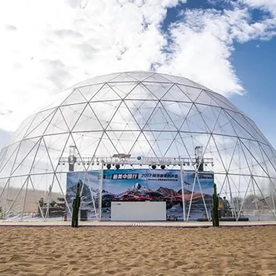 Tenda de cúpula de iglu inflável esférica grande ODM ao ar livre geodésico