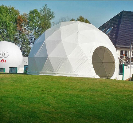 Iglu Glamping Geodésico Cúpula Tenda Inverno PVC Tecido 2-10 Pessoas Vivendo