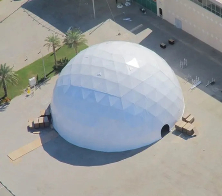 Tenda de dom inflável pesada 500 pessoas Tenda de acampamento à prova d'água