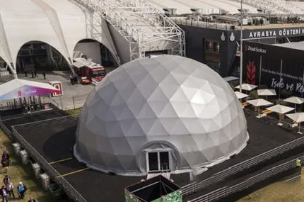Tenda de dom inflável pesada 500 pessoas Tenda de acampamento à prova d'água