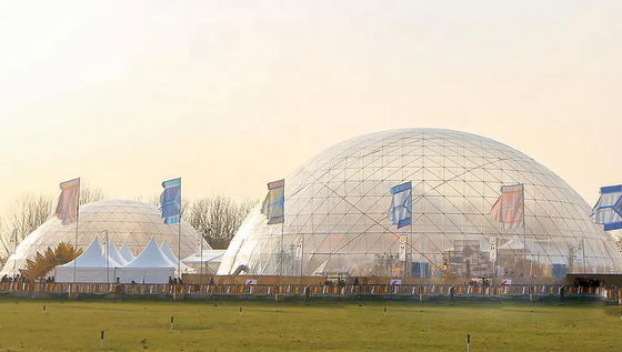 Tenda de dom inflável pesada 500 pessoas Tenda de acampamento à prova d'água