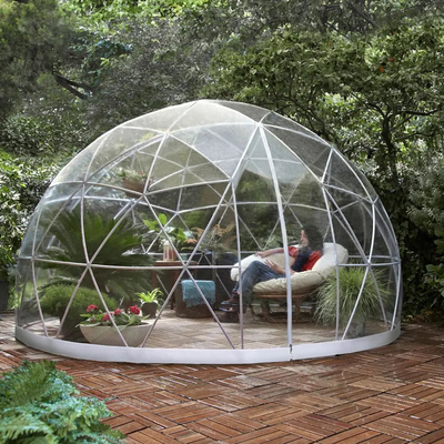 Impermeável ao ar livre 5m Geodésico Dom jardim Geodésico Quatro Temporada tenda