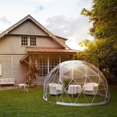 Impermeável ao ar livre 5m Geodésico Dom jardim Geodésico Quatro Temporada tenda