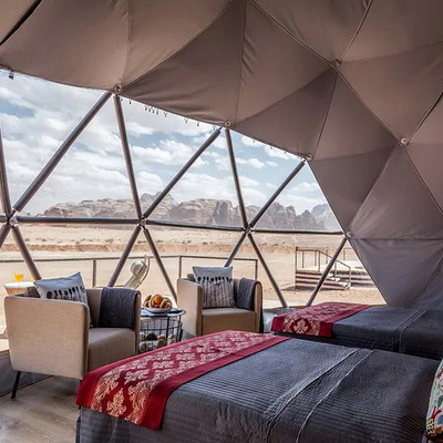 Impermeável ao ar livre 5m Geodésico Dom jardim Geodésico Quatro Temporada tenda