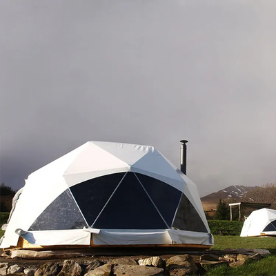 Tenda de Cúpula Inflavel de Família Colorida Tenda Geodésica de Tecido de PVC Meia Esfera