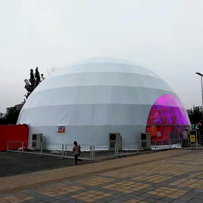 Tenda de Cúpula Inflavel de Família Colorida Tenda Geodésica de Tecido de PVC Meia Esfera