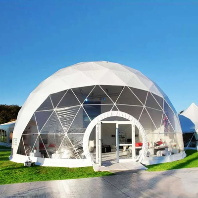 Tenda de Cúpula Inflavel de Família Colorida Tenda Geodésica de Tecido de PVC Meia Esfera
