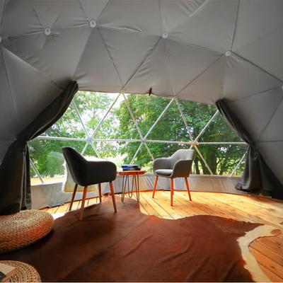 Tenda de Cúpula Inflavel de Família Colorida Tenda Geodésica de Tecido de PVC Meia Esfera