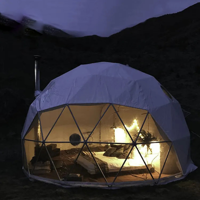 Tenda de Cúpula Inflavel de Família Colorida Tenda Geodésica de Tecido de PVC Meia Esfera