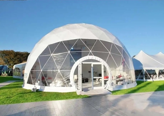 Hotel Tenda de Cúpula de Ar Inflável Camping à prova d'água Com Banheiro