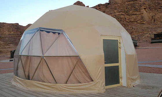 Casa de tenda de cúpula inflável à prova d'água Casa de tenda de cúpula geodésica de 6 m personalizada