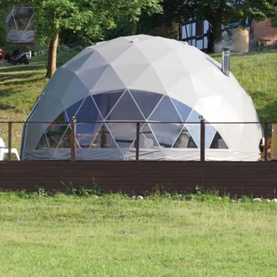 Acampamento 4 Temporada Tenda geodésica Casa de cúpula inflável transparente
