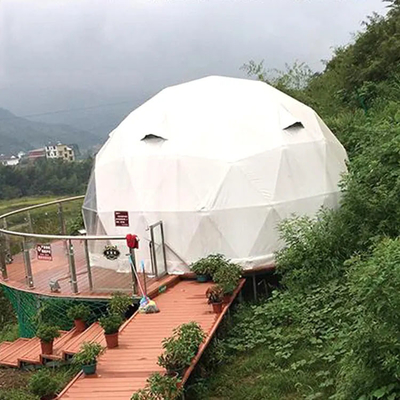 Acampamento 4 Temporada Tenda geodésica Casa de cúpula inflável transparente