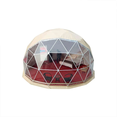 Acampamento 4 Temporada Tenda geodésica Casa de cúpula inflável transparente