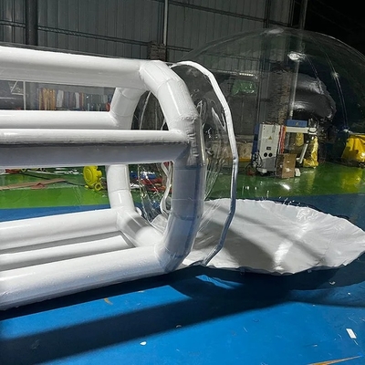 Hotel Outdoor Party Kids Inflatable Bubble House Tenda Lodge para evento de festa