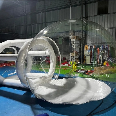 Hotel Outdoor Party Kids Inflatable Bubble House Tenda Lodge para evento de festa