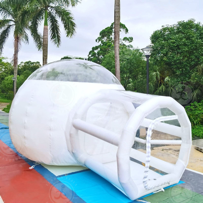 Casa de diversão gigante clara barraca de bolhas inflável cúpula de cristal iglu transparente