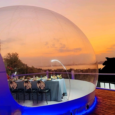 Tenda de dom Luxuosa Casa de bolhas inflável Lodge Party Aluguel ODM
