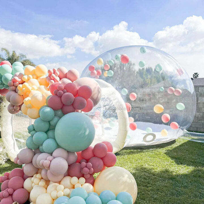 Túnel PVC Transparente Casa de Bolhas Inflável Camping Gigante