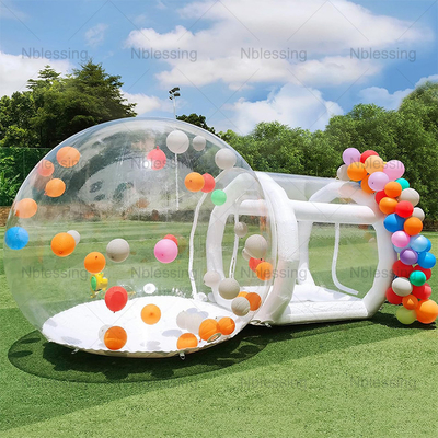 Evento PVC transparente Balão claro Casa de salto Glamping Dome Tenda