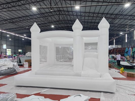 Customize tamanho Logotipo comercial casa de saltos PVC impermeável saltador