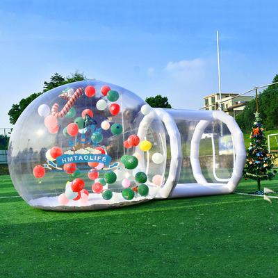 Casa de bolhas gigante inflável ao ar livre Casa de balões de festa de cúpula de cristal
