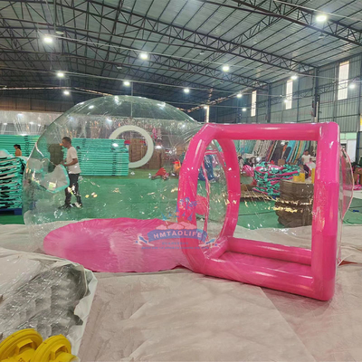 Casa de bolhas gigante inflável ao ar livre Casa de balões de festa de cúpula de cristal