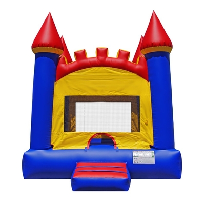 Casa de salto personalizada inflável castelo branco para crianças