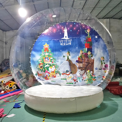 Casa de bolhas inflável transparente Tenda de bolhas para playground ao ar livre