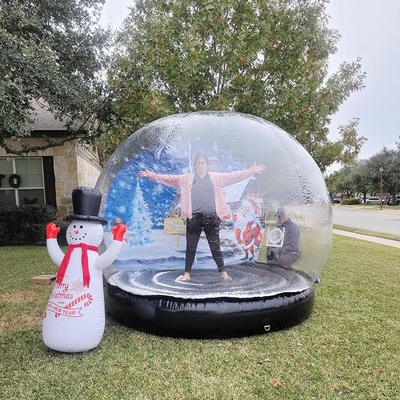 Casa de bolhas inflável transparente Tenda de bolhas para playground ao ar livre