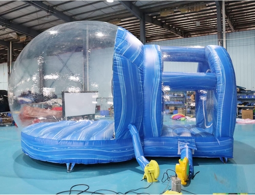 Casa de bolhas inflável transparente Tenda de bolhas para playground ao ar livre