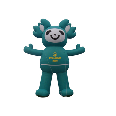 Logotipo de boneca inflável de desenhos animados 3D personalizado em PVC
