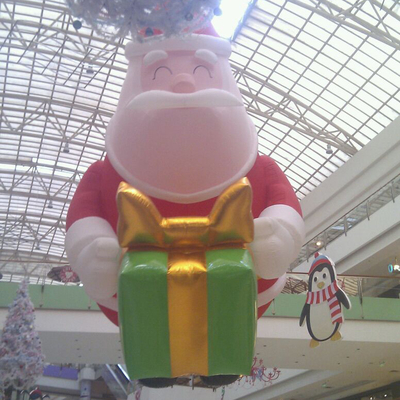 Bestseller Gigante personalizado inflável Pai Natal personagens publicitários inflável homem de Natal em várias formas à venda