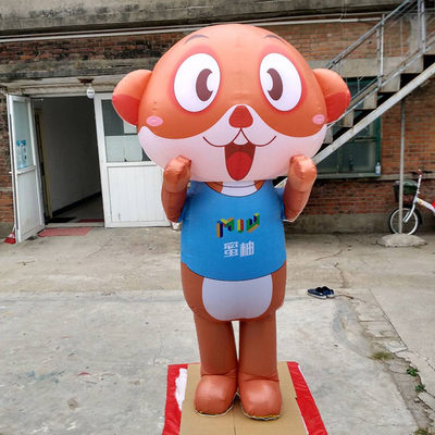 Personagens infláveis de desenhos animados de animais personalizados