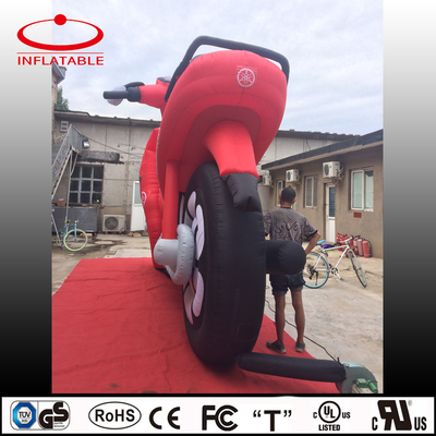 Motocicleta off-road inflável personalizada gigante para publicidade inflável ao ar livre