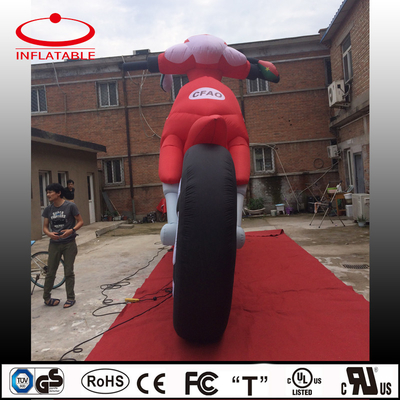 Motocicleta off-road inflável personalizada gigante para publicidade inflável ao ar livre