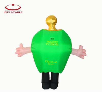 Logotipo personalizado Balão inflável de boneca de desenho animado 3D de PVC gigante para venda