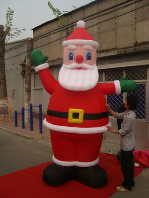 2023 Giant Cartoon Natal Outdoor inflável Papai Noel Para decoração exterior
